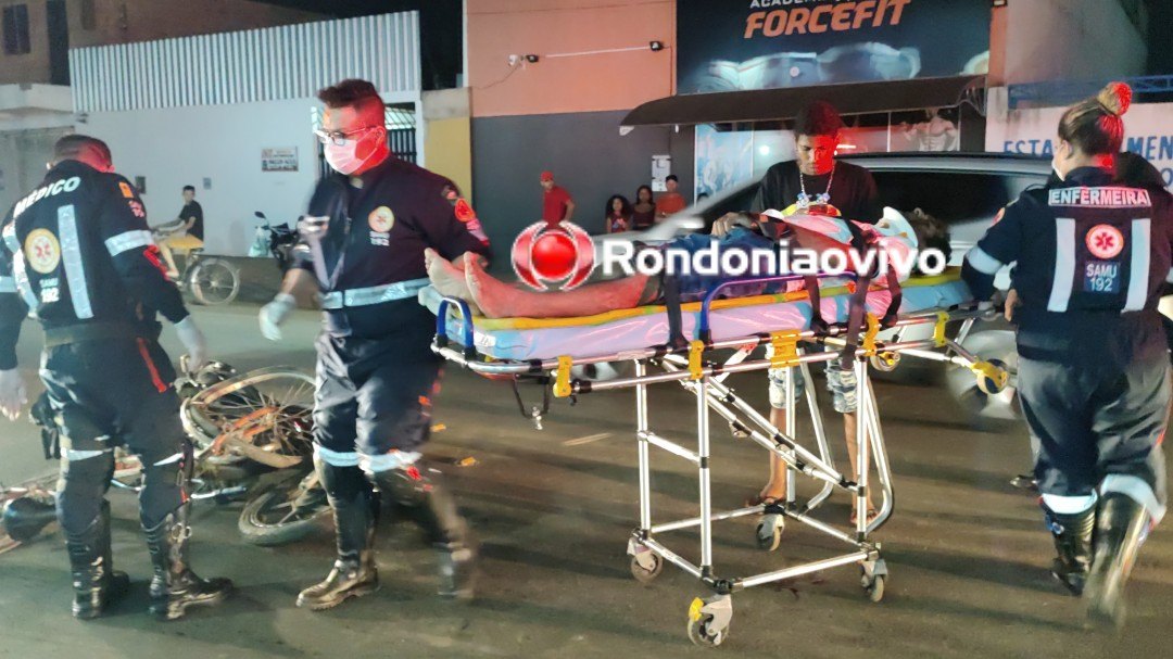 VEJA VÍDEO: Idoso fica  desacordado após grave atropelamento