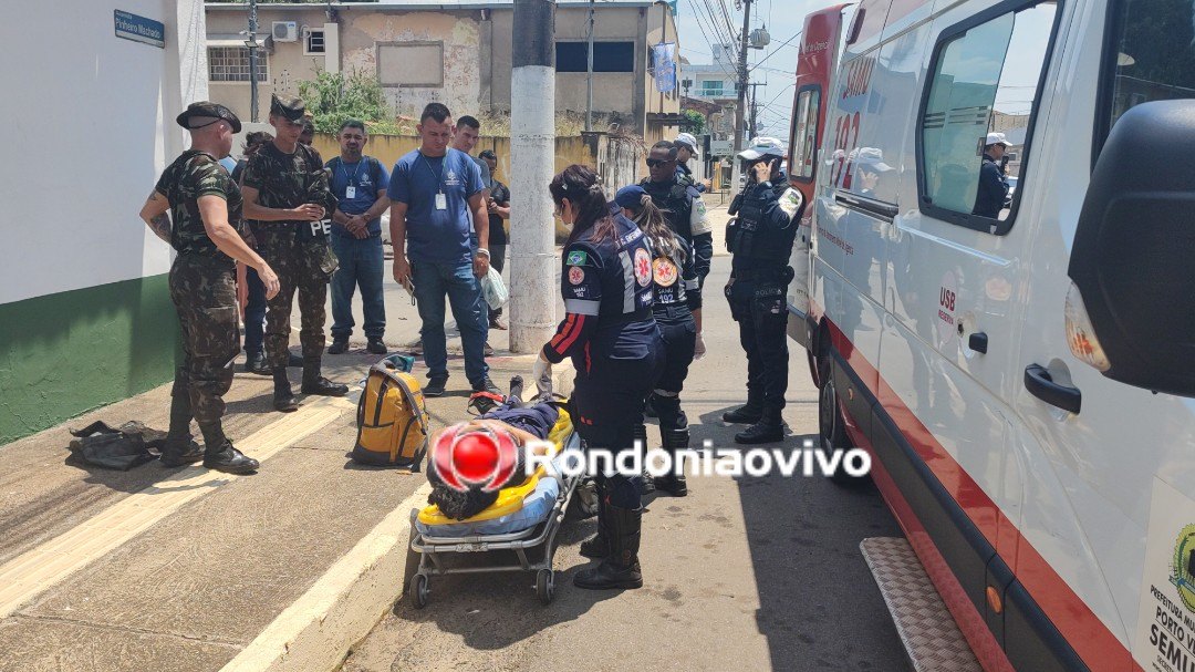 VÍDEO: Mulher em moto BMW é arrastada por carro no Centro