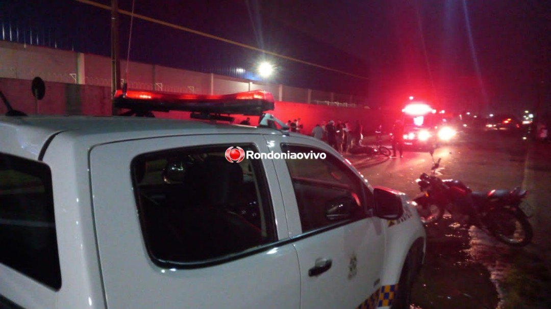 ULTRAPASSAGEM: Três pessoas ficam lesionadas após batida frontal entre motos