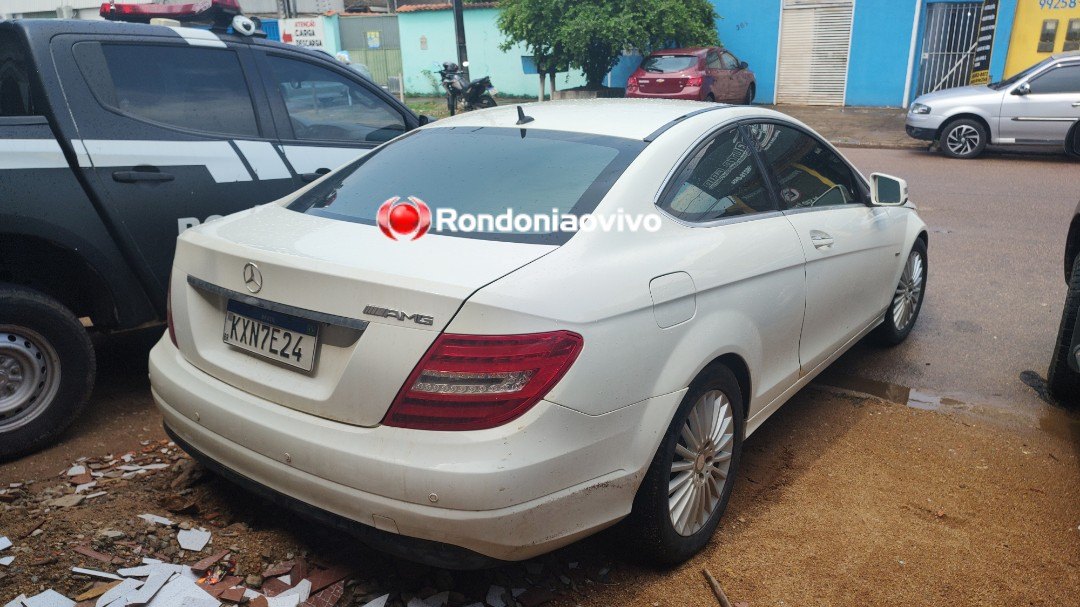 VÍDEO: PM de RO faz cerco a ladrões em Mercedes que roubaram R$40 mil em Humaitá 
