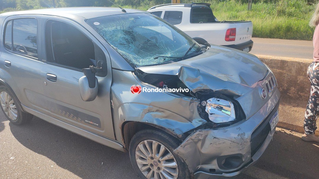 ATROPELAMENTO: Motociclista tem perna dilacerada em gravíssimo acidente na BR-364