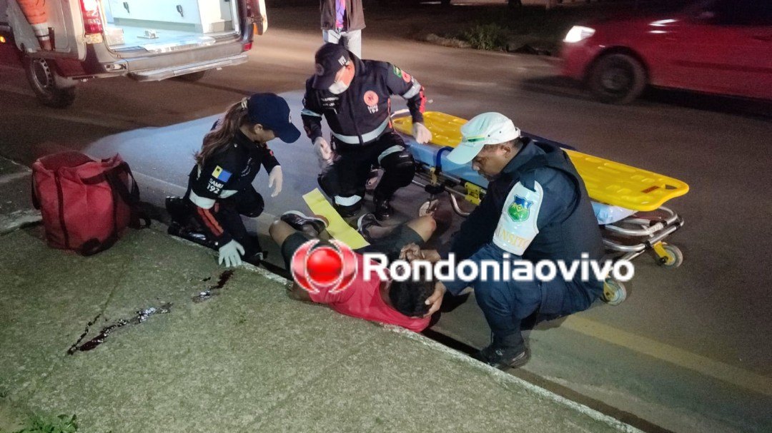 NA PINHEIRO: Carro atropela e deixa pedestre gravemente lesionado 