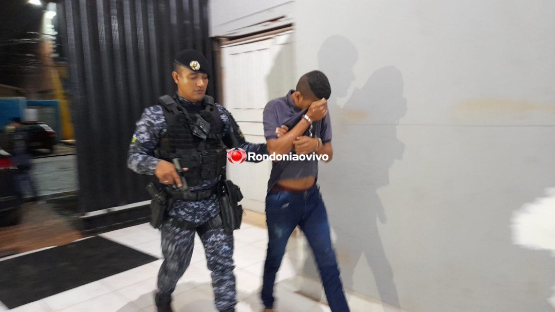 NO TEIXEIRÃO: Membro de grupo criminoso é preso com pistola Glock em táxi 