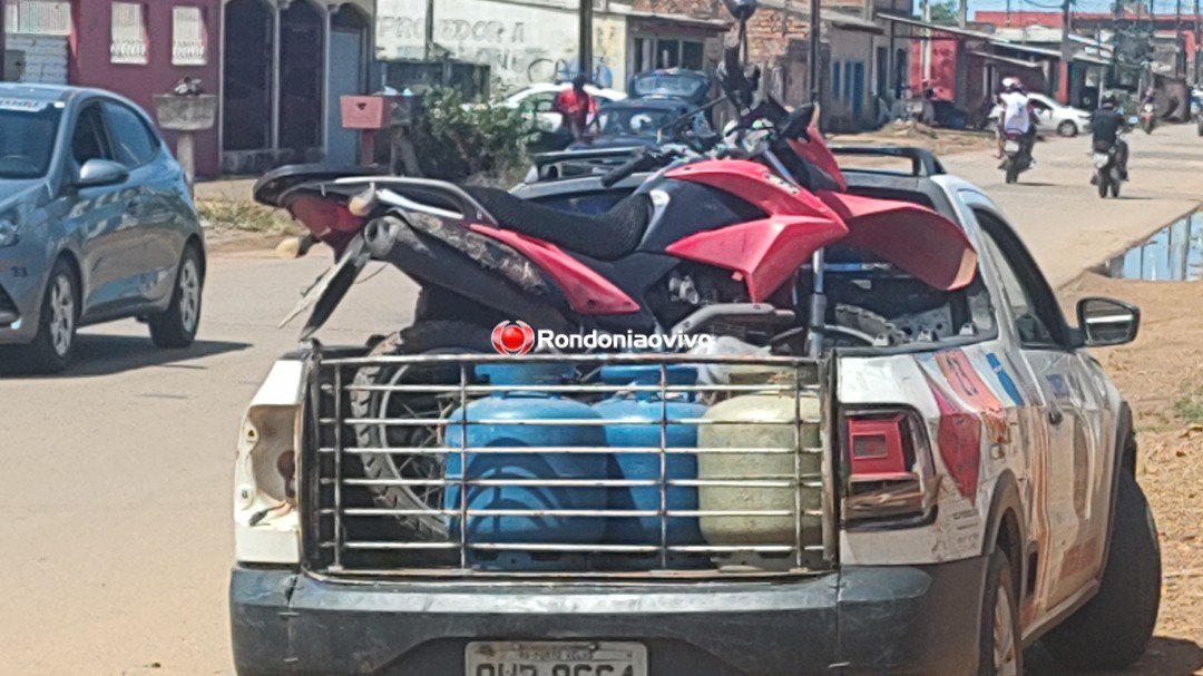 SOLTO: Vídeo mostra reboque de moto atingindo mulher em avenida da capital 