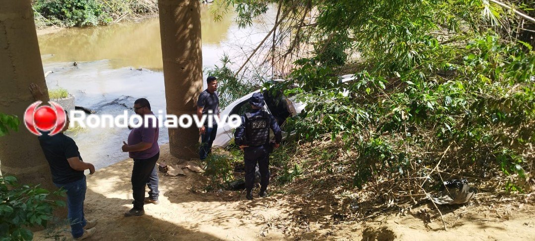 VÍDEO: Marido mata a esposa e morre após cair com carro de ponte ao fugir da polícia 