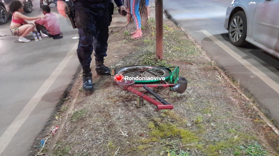 NA GUAPORÉ: Ciclista com sinais de embriaguez é vítima de grave atropelamento 