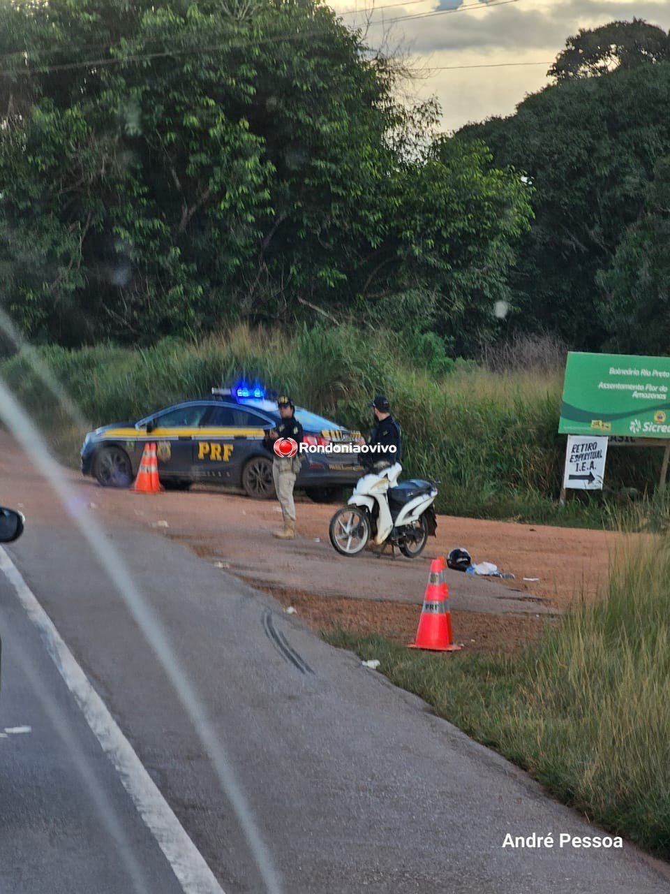 COLISÃO FRONTAL: Morre idoso vítima de grave acidente na BR-364 