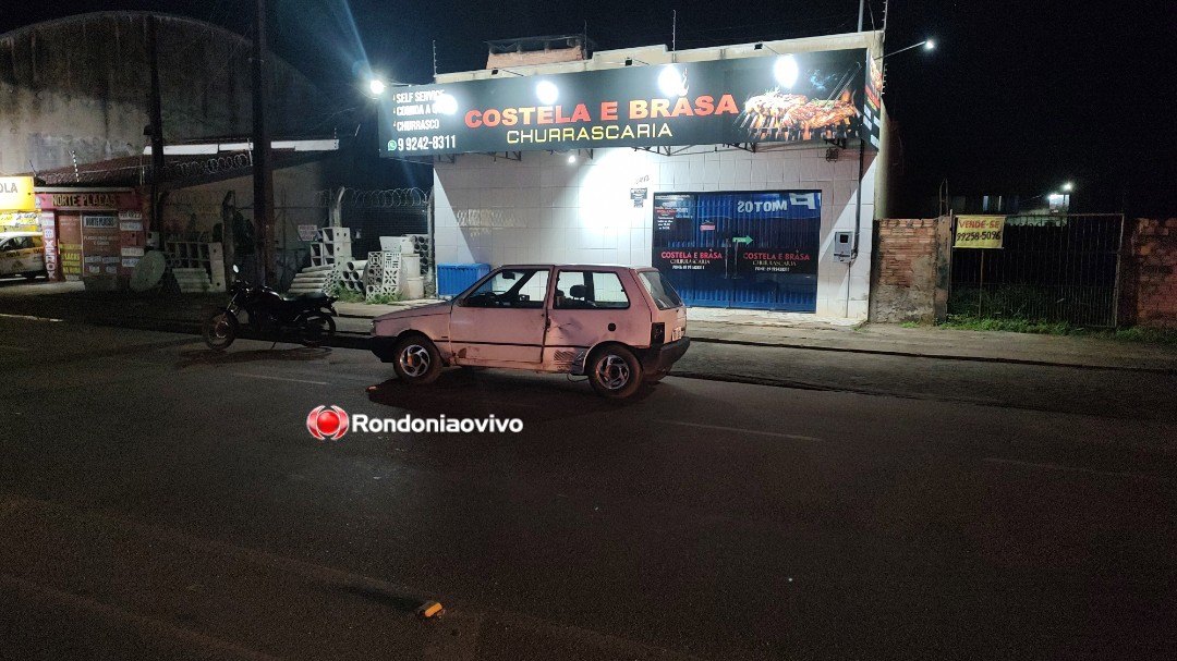 ASSISTA: Casal em moto fica gravemente ferido após motorista bêbado causar acidente