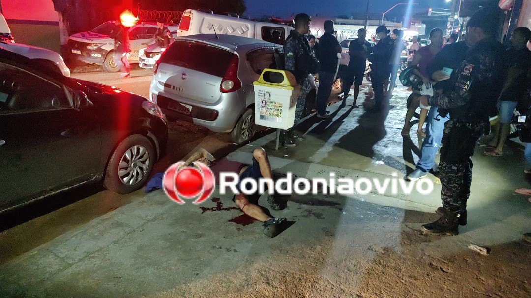 VÍDEO: Criminoso é baleado por policial militar ao tentar roubar joalheria