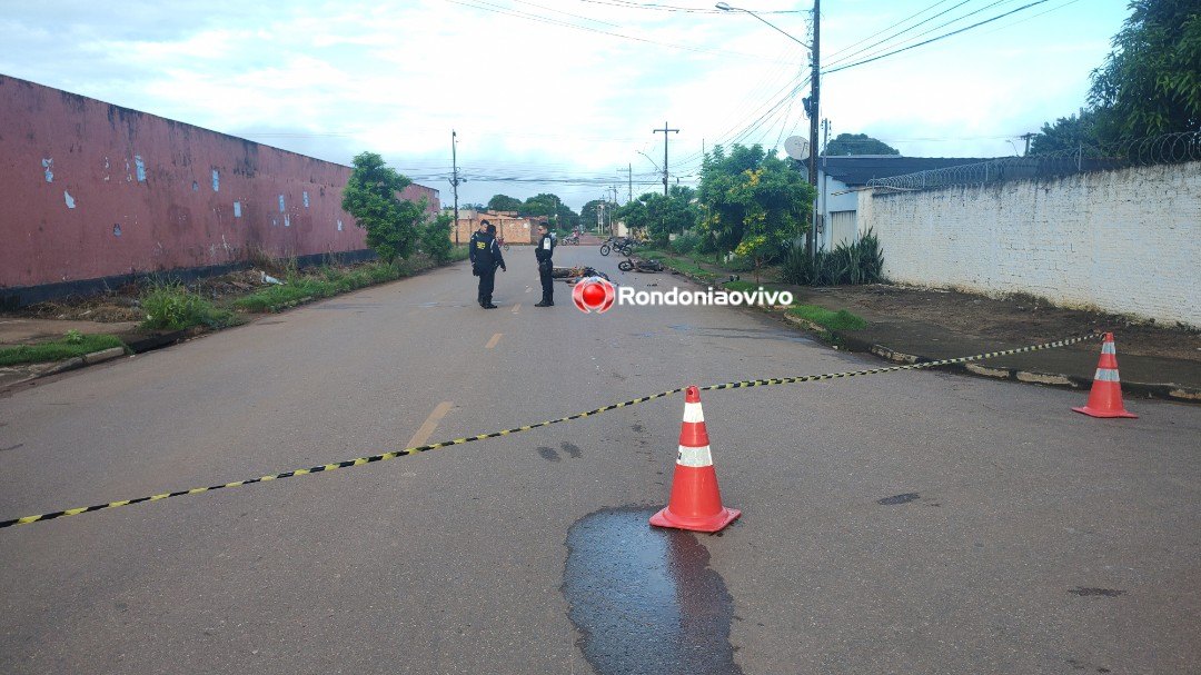 TRÁGICO: Motociclista morre após colisão frontal na zona Leste