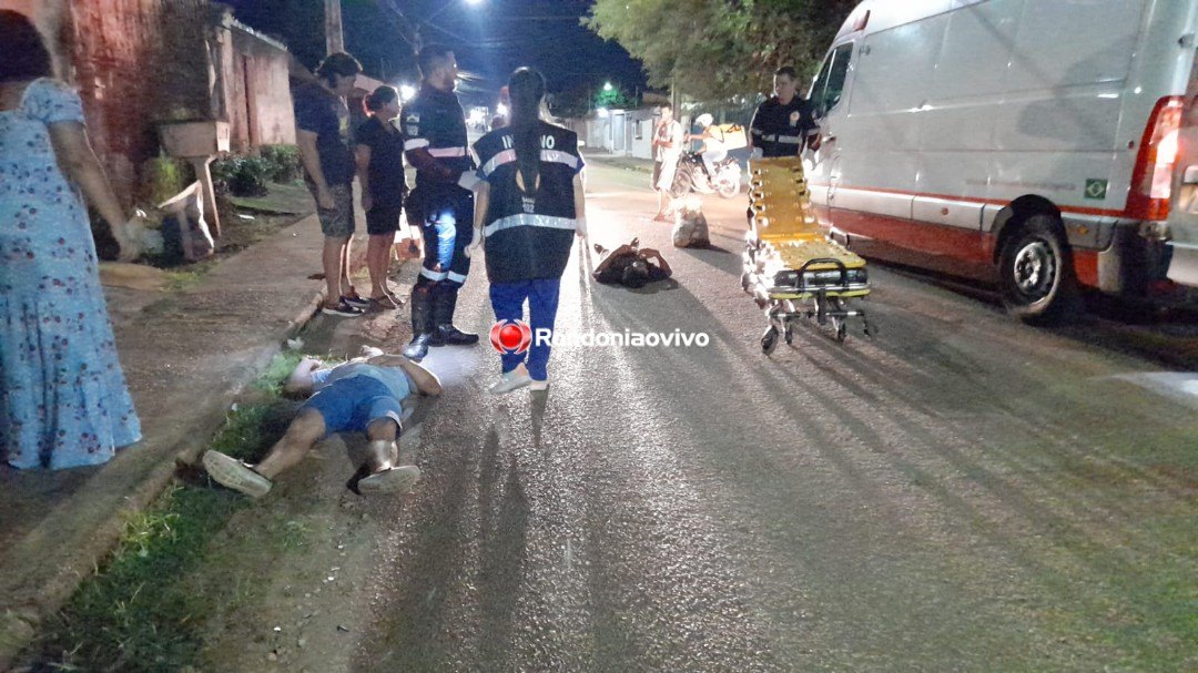 ATROPELAMENTO: Duas pessoas ficam lesionadas após acidente na zona Sul