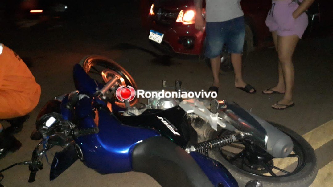 RUA DA BEIRA: Mulher quebra a perna após ser atropelada por motorista de aplicativo 