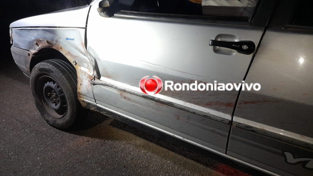 ULTRAPASSAGEM: Acidente na BR-319 deixa motociclista com perna dilacerada 