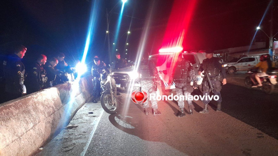 URGENTE: Acusados de assaltos são presos após perseguição e colisão com viatura na BR-364