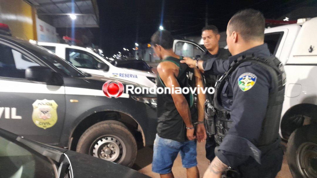 URGENTE: Acusados de assaltos são presos após perseguição e colisão com viatura na BR-364