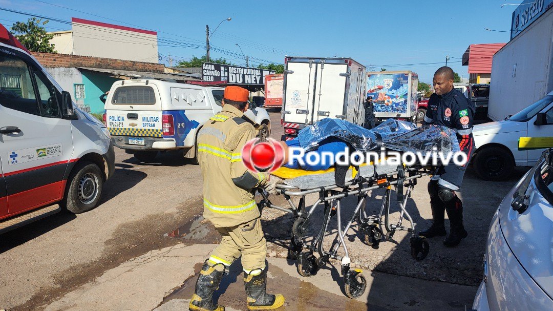 RESGATADO: Trabalhador que ficou preso em máquina é retirado pelos Bombeiros