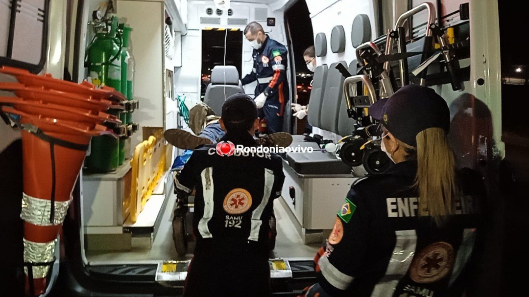 LESÃO NA CABEÇA: Pedestre fica em estado grave após ser atropelado na BR-364