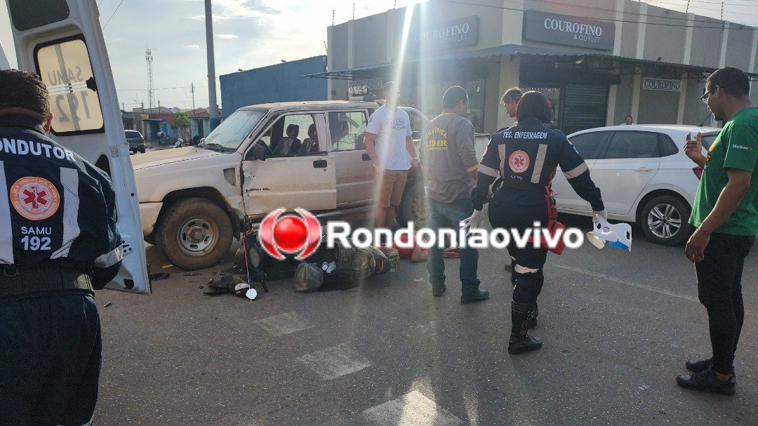 VÍDEO: Motorista de caminhonete invade preferencial e causa grave acidente