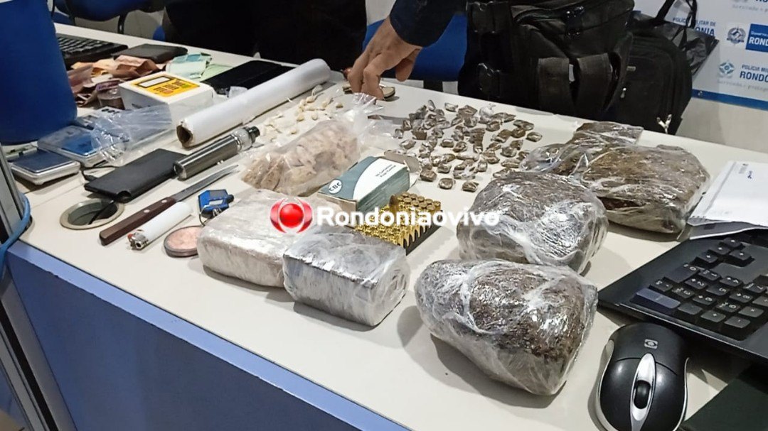 ASSISTA: Polícia prende bando com drogas e explosivos em boca de fumo
