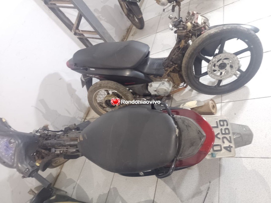 DESMANCHE: Quatro são presos com motos roubadas sendo desmontadas