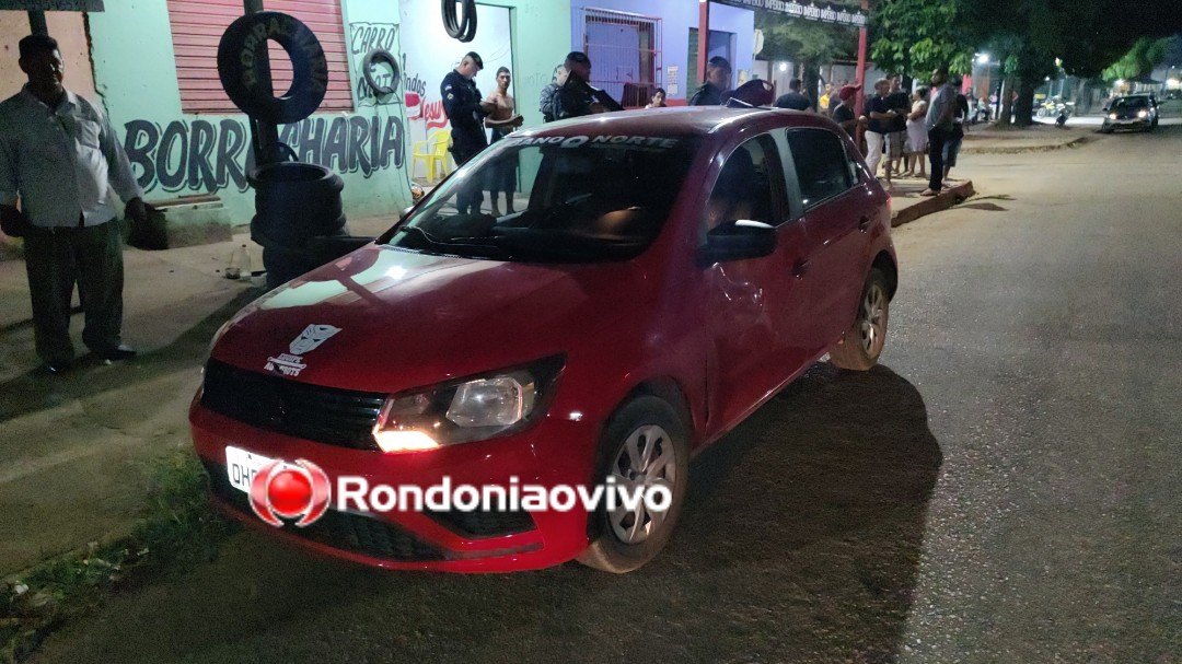 PERSEGUIÇÃO: Casal em moto é atacado a tiros e mulher acaba baleada