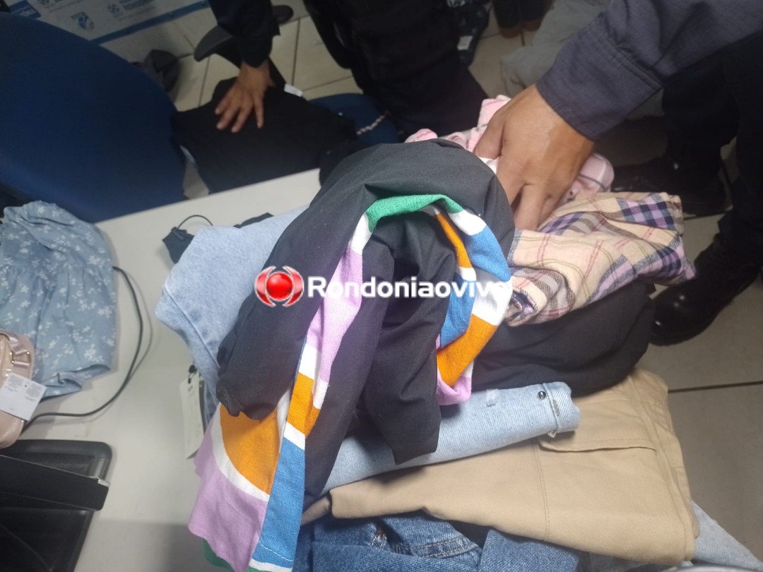 TIRARAM AS ROUPAS: Mulheres que furtaram 120 mercadorias agiam no Amazonas e Roraima