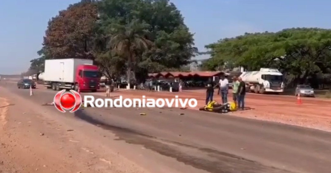 FATAL: Motociclista em Suzuki de alta cilindrada morre após batida na BR-364