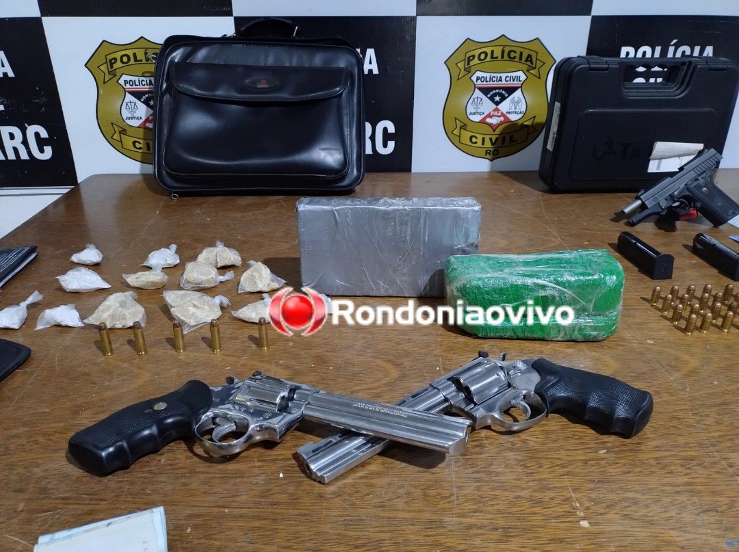 VULGO 'CACHORRÃO': Operação do Denarc prende acusados com armas, drogas e dinheiro 