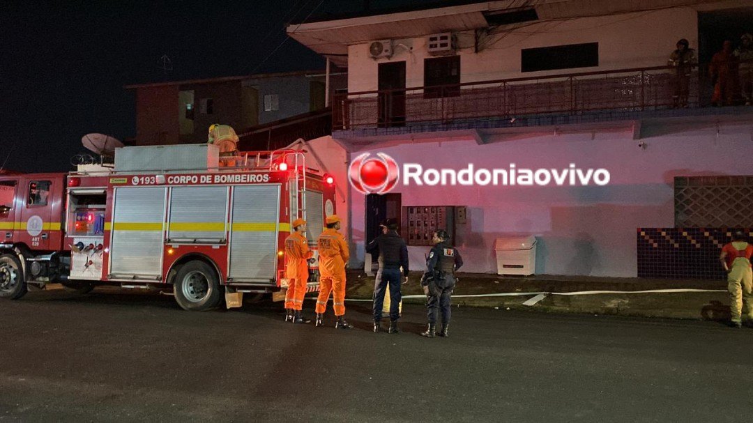 SUSTO: Incêndio em prédio mobiliza Corpo de Bombeiros na região Central 