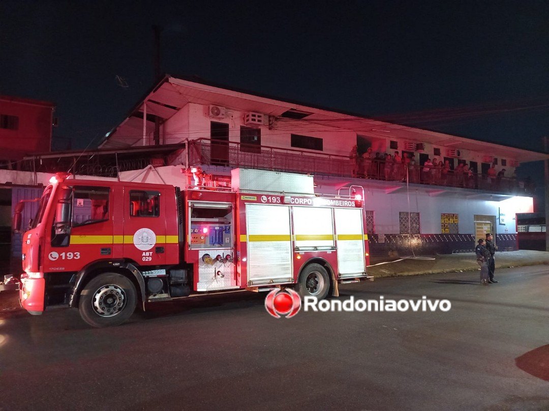 SUSTO: Incêndio em prédio mobiliza Corpo de Bombeiros na região Central 