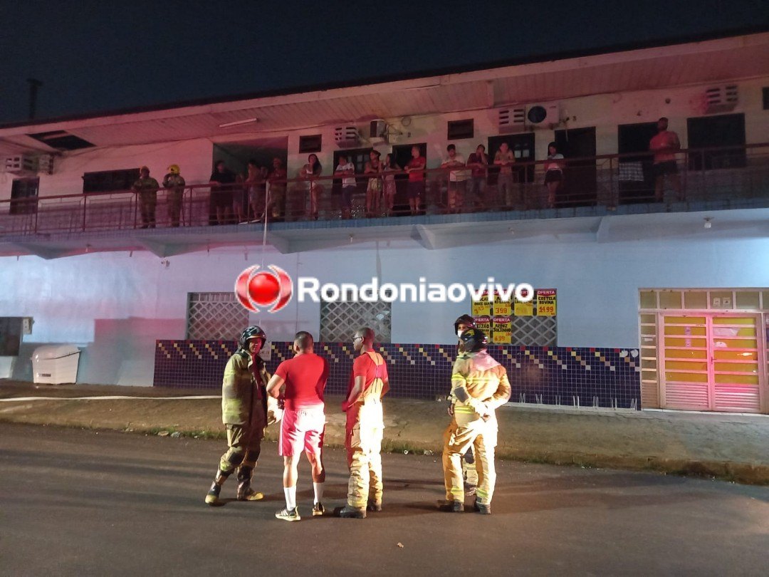 SUSTO: Incêndio em prédio mobiliza Corpo de Bombeiros na região Central 