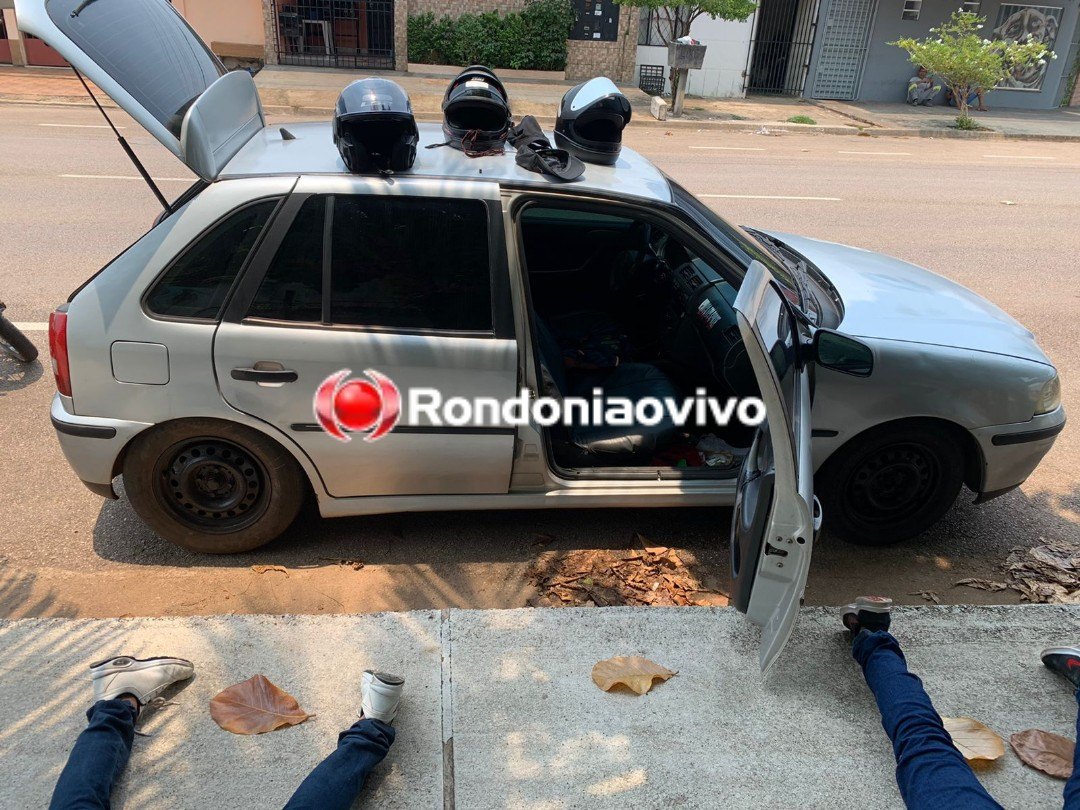 ROUBO FRUSTRADO: Criminosos do Gol prata são presos quando iam assaltar empresário em banco 