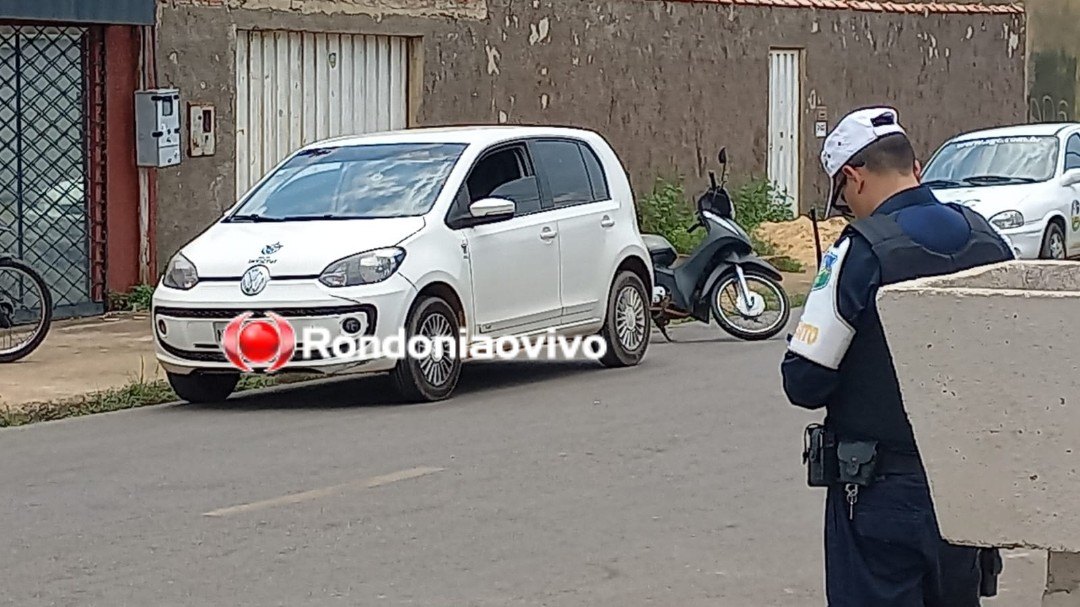 VÍDEO: Motociclista sofre grave fratura após acidente na zona Sul