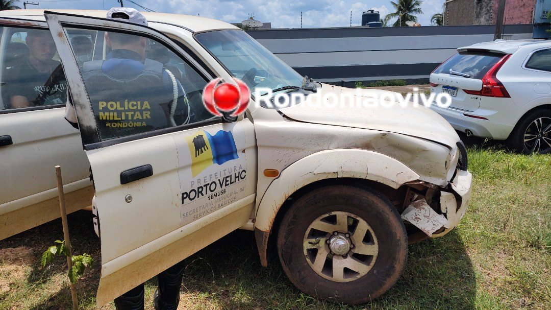AVANÇOU: Grave acidente entre caminhonete da Semusb e carro deixa servidora pública ferida