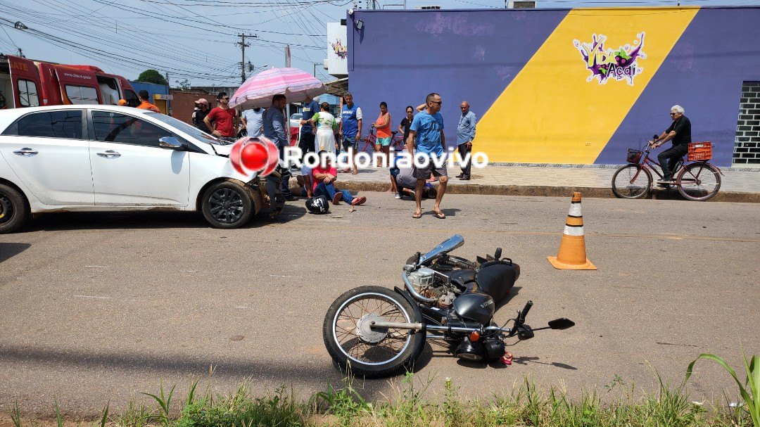 CARRO AVANÇOU: Criança e mulheres sofrem ferimentos após atropelamento na zona Leste
