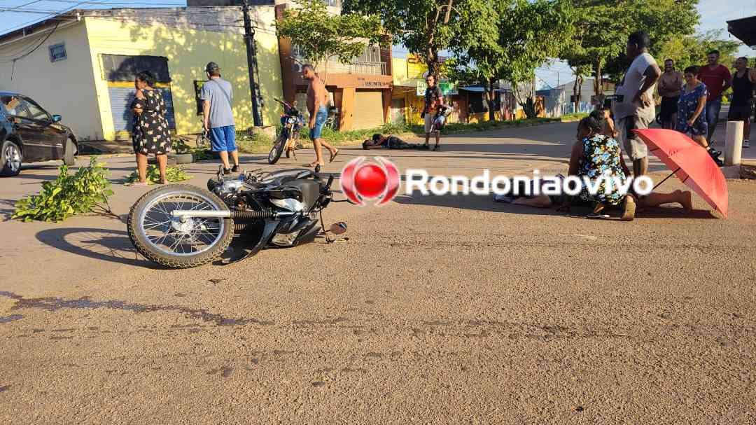 NA MAMORÉ:  Acidente entre motocicletas deixa quatro feridos - VÍDEO 