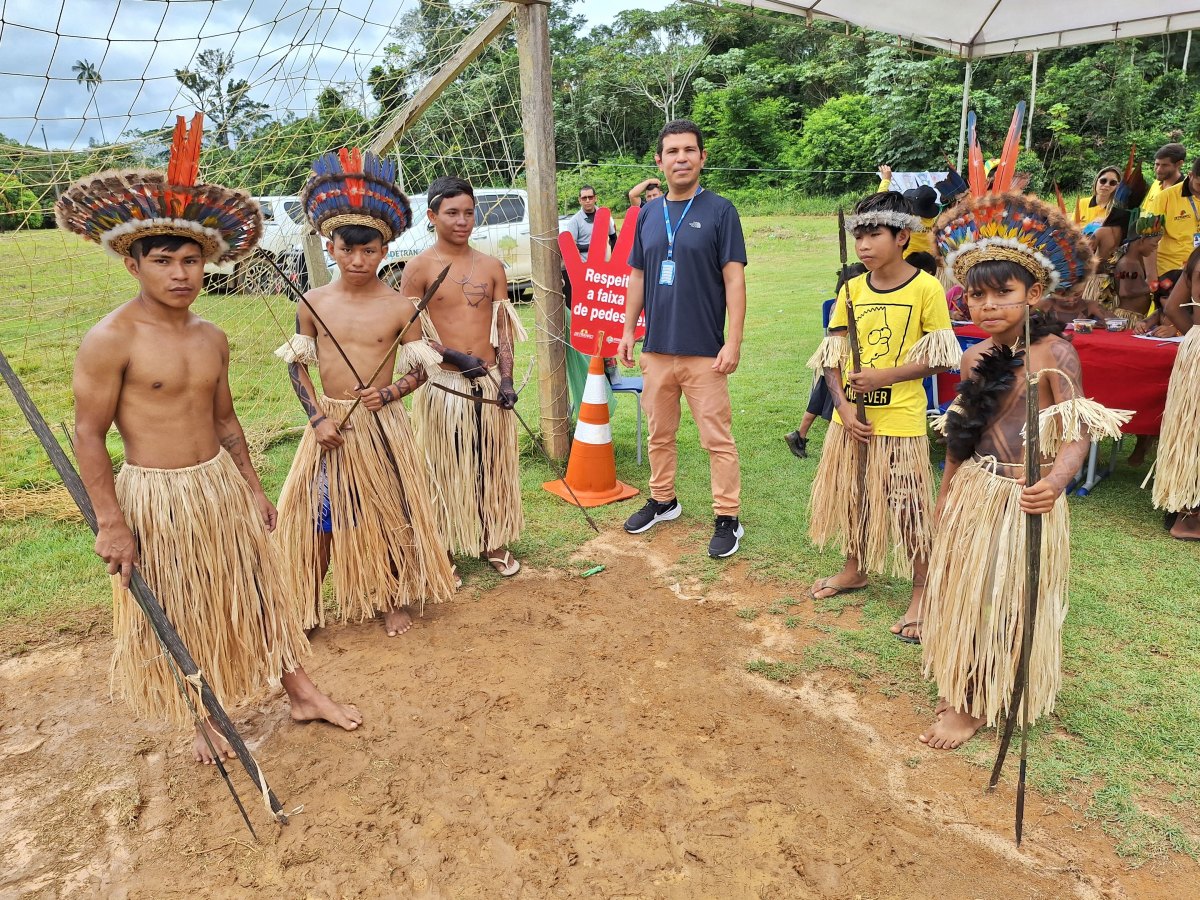 EDUCAÇÃO: Ações educativas de trânsito são levadas pelo Detran-RO a comunidades indígenas