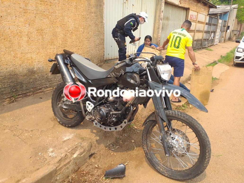 VÍDEO: Motorista foge após deixar piloto de XT 660 com fratura exposta