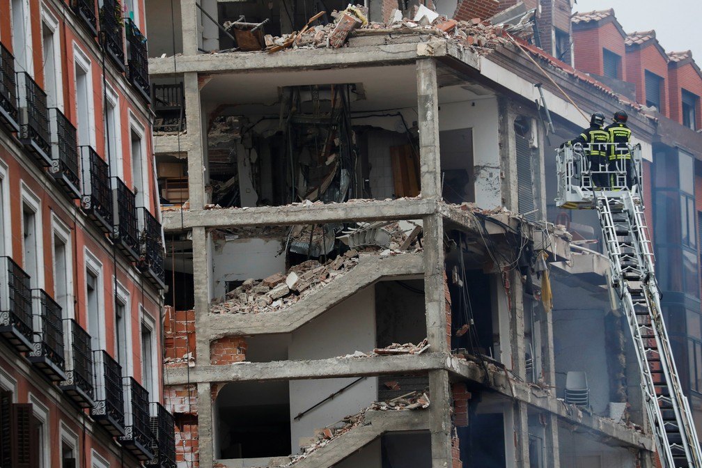 MISTÉRIO: Forte explosão no centro de Madri causa destruição e assusta moradores
