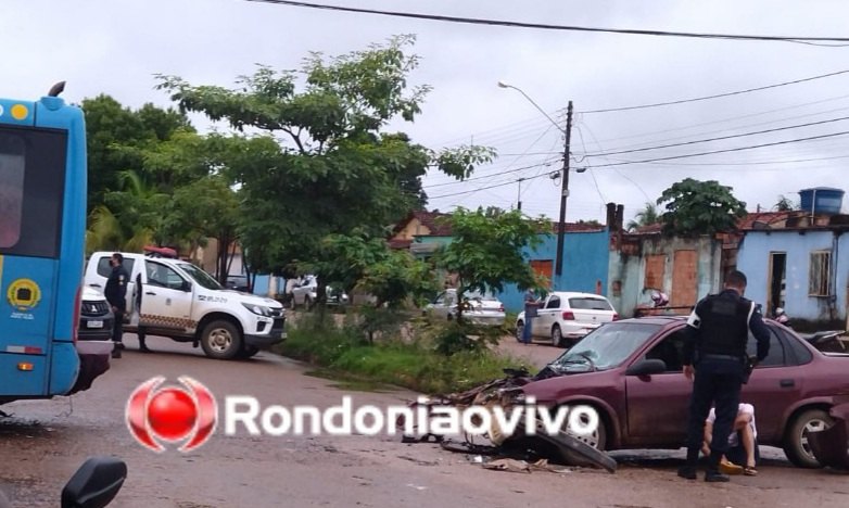 GRAVE BATIDA: Motorista é preso por embriaguez após colidir contra ônibus