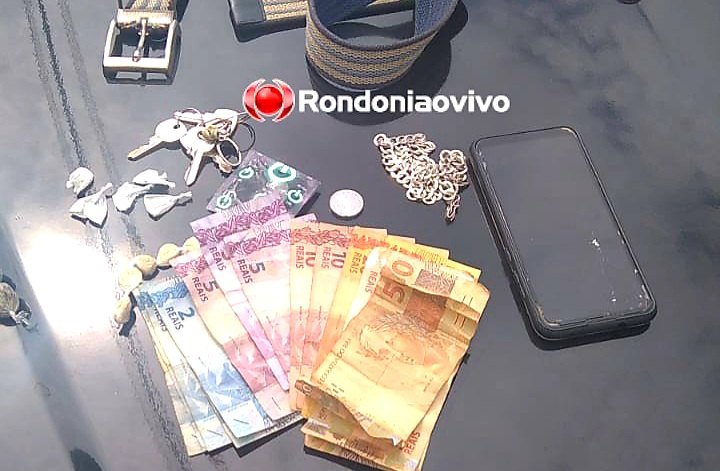 NO FLAGRA: PM prende acusado de tráfico de drogas em bar