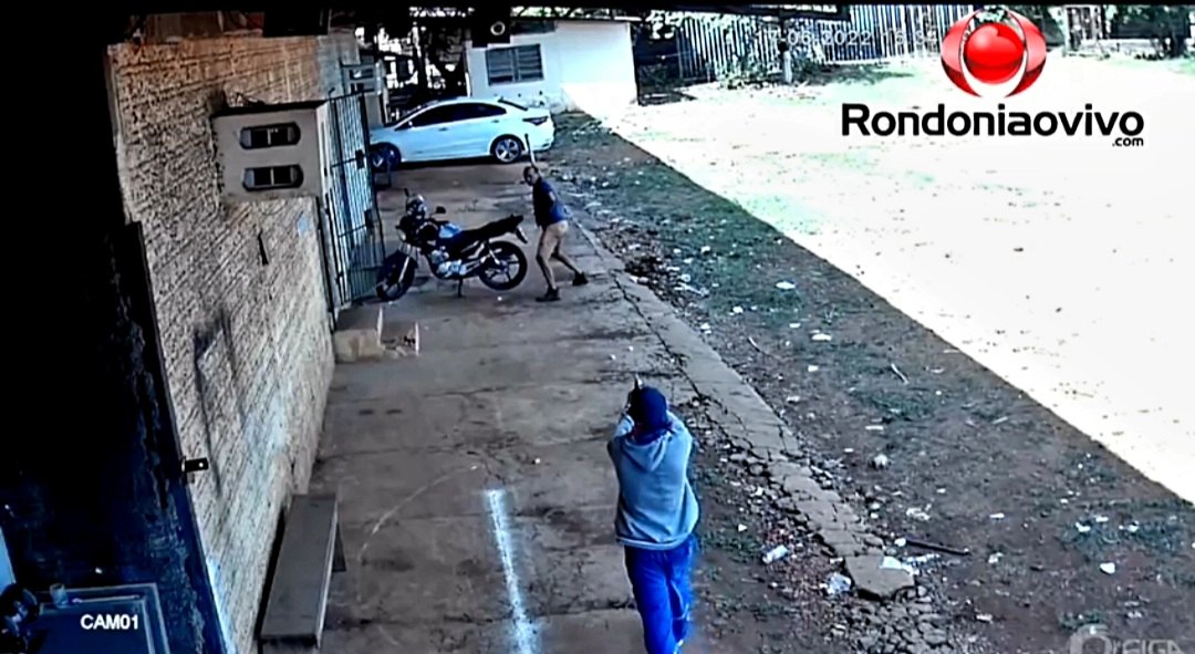 VEJA: Vídeo registra bandidos atirando em policial penal dentro de empresa