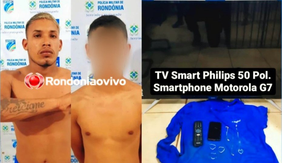 VÍDEO: Bandidos que amarraram mulher durante assalto em casa são presos em igreja
