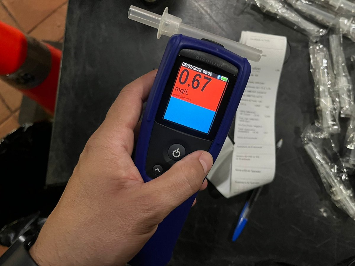 LEI SECA: Operação aborda e multa 146 motoristas por embriaguez na direção 