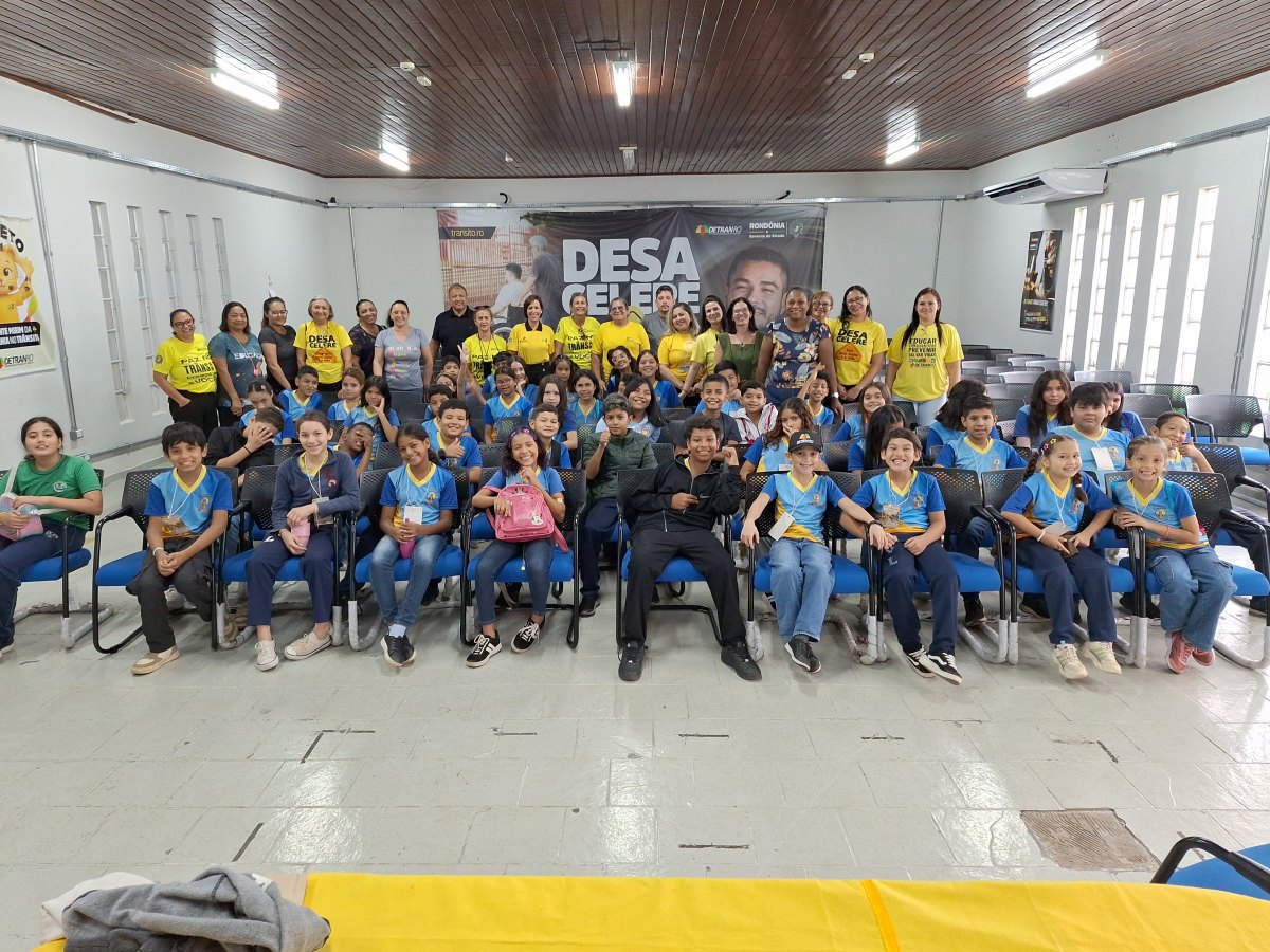 SEMANA DO TRÂNSITO: Projeto Agente Mirim participa de ação educativa na Escola Pública de Trânsito 