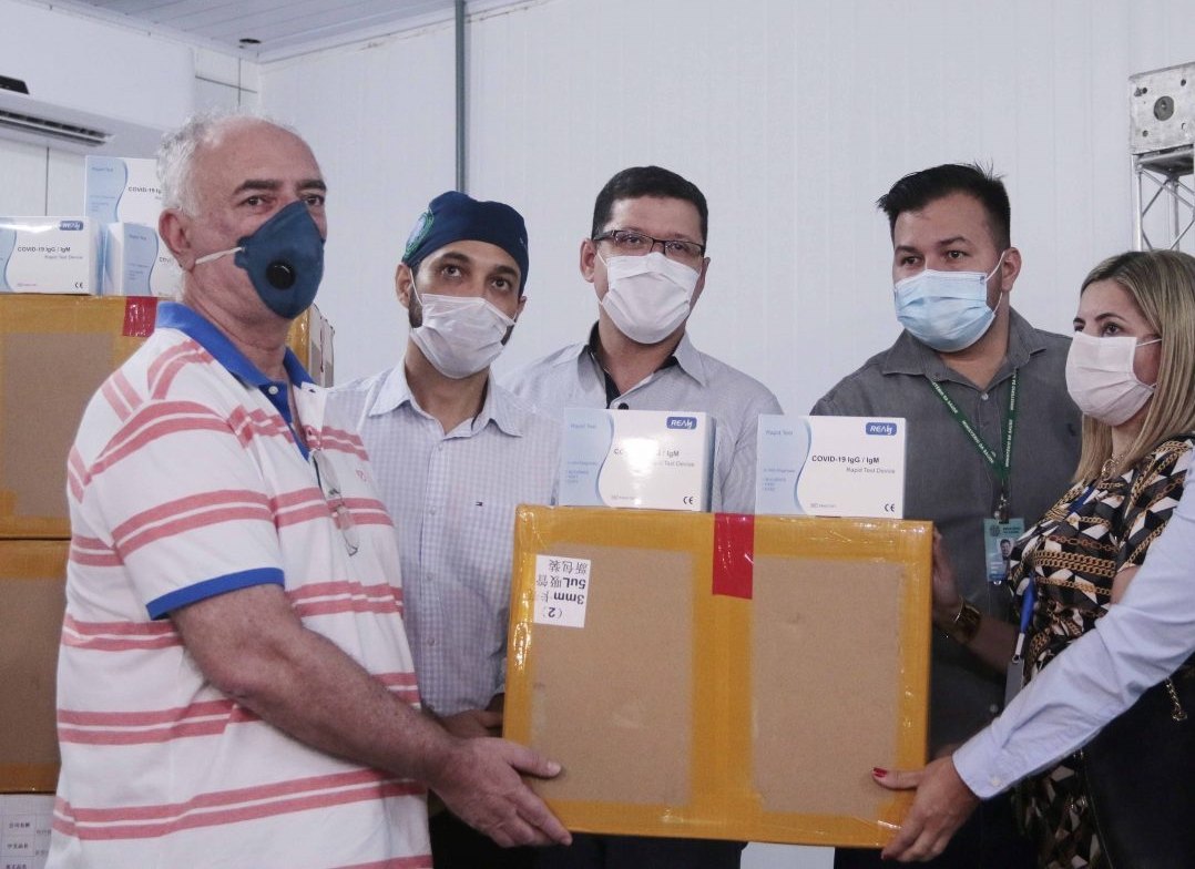 DEPUTADO FEDERAL: Mauro Nazif participa de entrega de 100 mil testes de exame para covid-19 