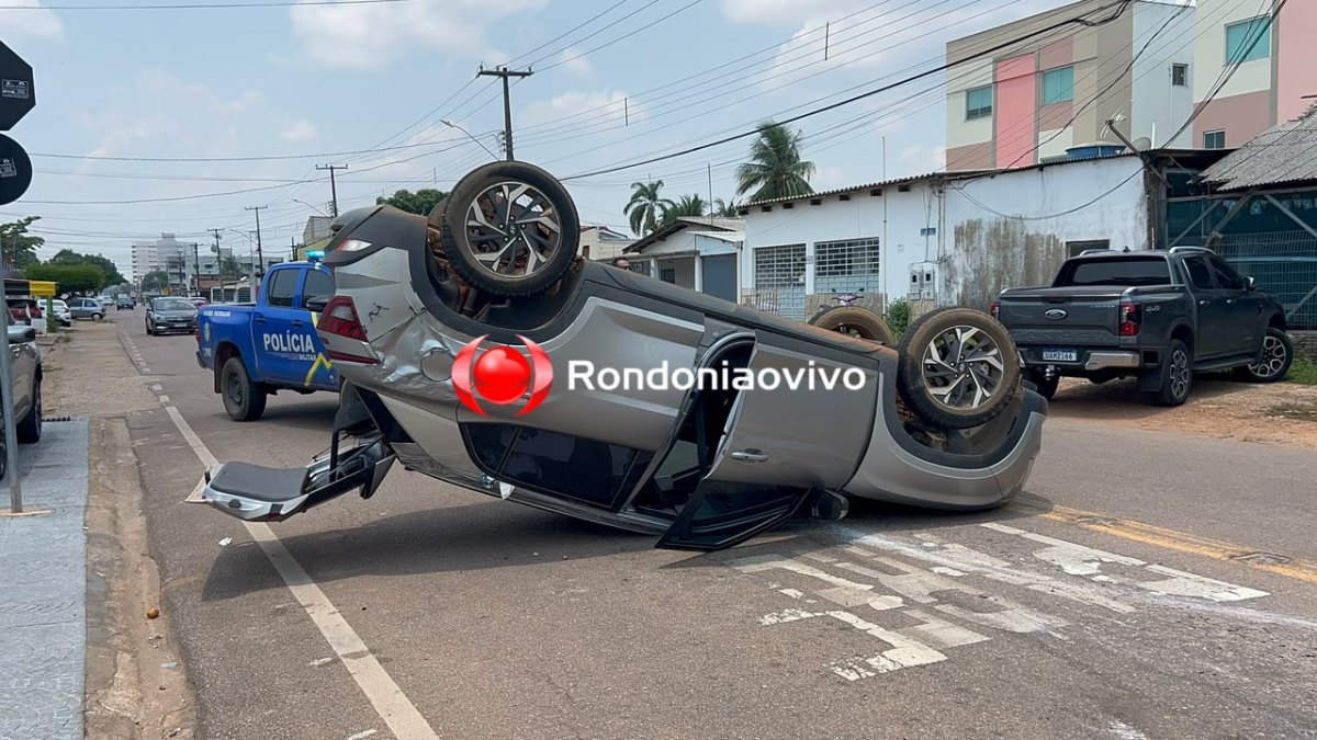 VÍDEO: Grave acidente com capotamento é registrado na capital