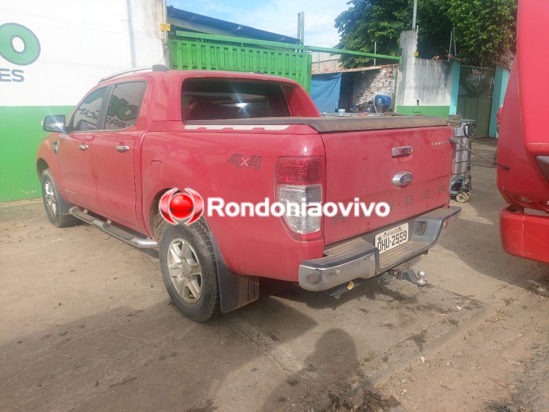 'NÃO SABIA': Empresário é preso em oficina com caminhonete Ranger roubada