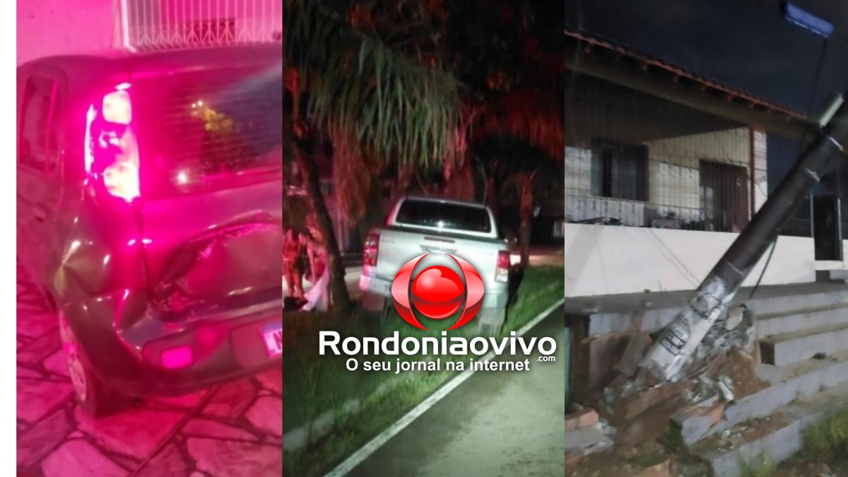 TENTOU FUGIR: Advogado é preso por embriaguez após colidir Hilux contra carro e poste 