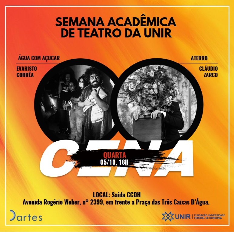 DARTES: Departamento de Artes da Unir promove Semana Acadêmica de Teatro